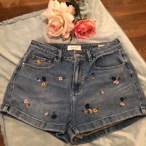 pacsun flower shorts